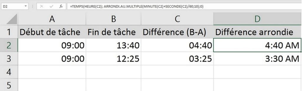 Excel Fonctions