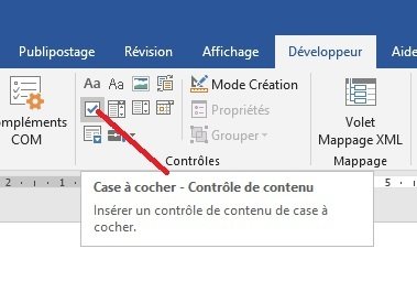 Créer des cases à cocher sous PowerPoint