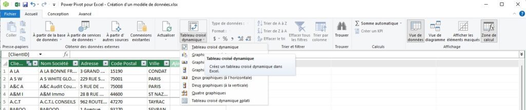 Tableau croisé dynamique