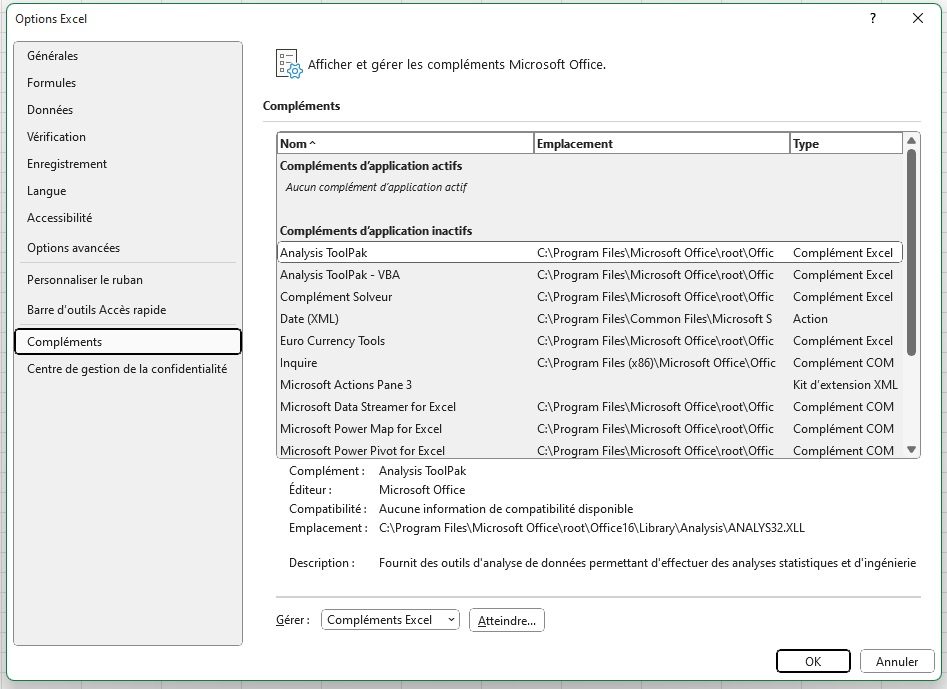 PowerPivot complément